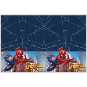 Papírový ubrus na stůl s motivem Spidermana pro dětskou oslavu, rozměr 180 x 120 cm