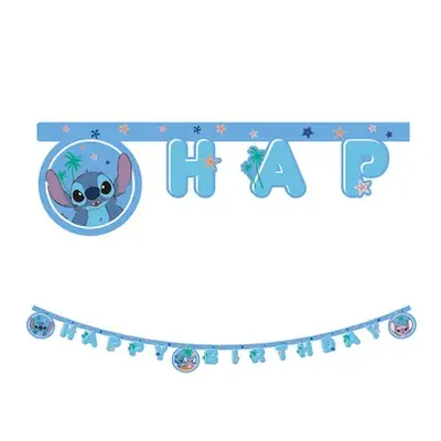 Girlanda Stitch papírová, 2 m