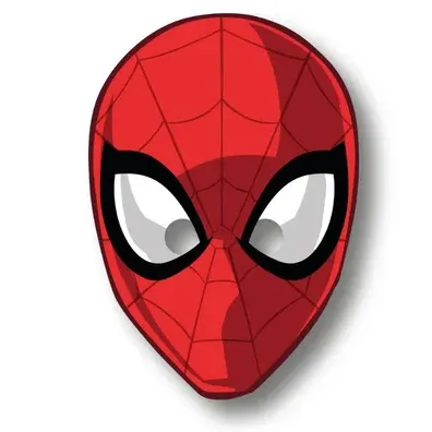 Papírové masky Spiderman 6 ks