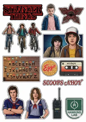 Jedlý papír STRANGER THINGS
