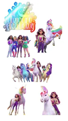 Jedlý papír JEDNOROŽČÍ AKADEMIE - UNICORN ACADEMY