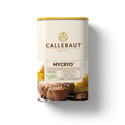 Kakaové máslo v prášku Mycryo značky Callebaut pro temperování čokolády a úpravu polev