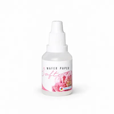 Změkčovač jedlého papíru Food Colours v lahvičce 20 ml k zvláčnění oplatkového papíru pro cukrářské zdobení