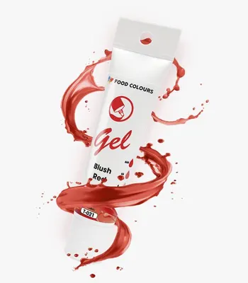 Gelová barva červená (Blush Red) 30 g