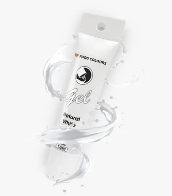 Gelová barva bílá (Natural White) 30 g