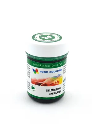 Gelová barva tmavě zelená (Dark Green) 35 g