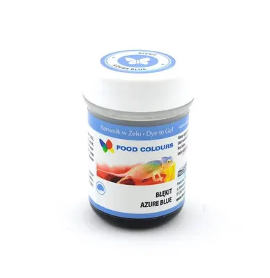 Gelová barva azurově modrá (Azure Blue) 35 g
