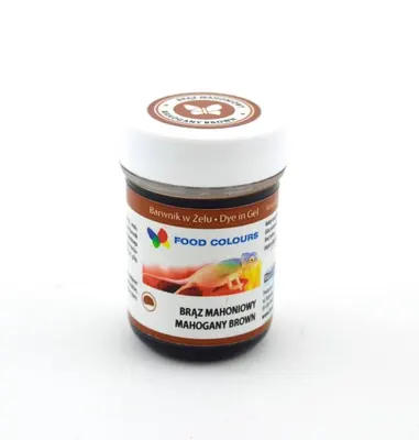 Gelová barva mahagonově hnědá (Mahagony Brown) 35 g