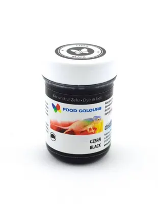 Gelová barva černá (Black) 35 g