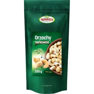 Targroch kešu ořechy v balení 250 g určené k pečení, dezertům i přímému mlsání