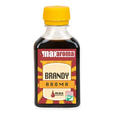 Aroma do potravin MaxAroma s příchutí brandy v lahvičce o objemu 30 ml na ochucení dezertů a pečiva