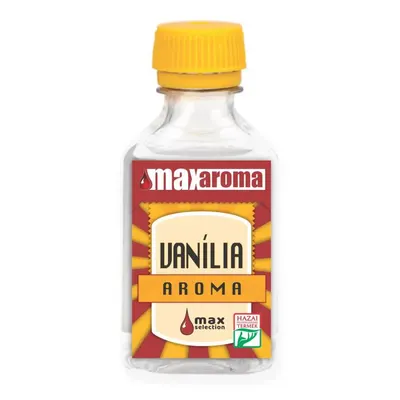 Vanilkové aroma do potravin MaxAroma v lahvičce o objemu 30 ml pro dochucení pečiva, krémů a dezertů