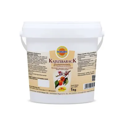 Meruňková ovocná náplň v balení 1 kg s 30% podílem meruněk a jablečnou dření k plnění dortů a dezertů