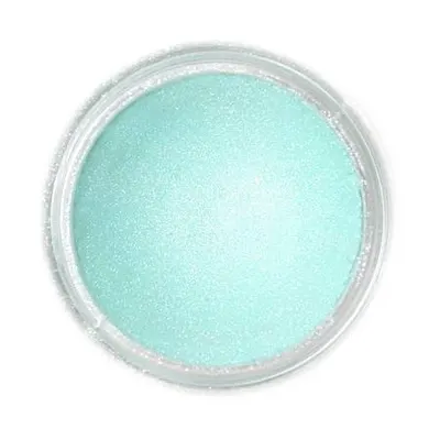 Dekorativní prachová perleťová barva Fractal Colors v odstínu Frozen Green pro zdobení dortů a dezertů