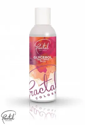Glycerin Fractal Colors 100 ml, pomocná surovina pro změkčení modelovací hmoty a ředění potravinářských barev