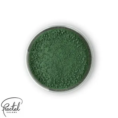 Jedlá prachová barva Fractal v odstínu Grass Green pro zdobení a barvení cukrářských výrobků