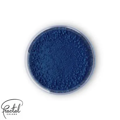Jedlá prachová barva Fractal v odstínu Royal Blue pro dekorování a barvení cukrářských výrobků