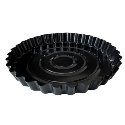 Nepřilnavá forma na koláč Perfect Home černá o průměru 28 cm na sladké i slané pečení
