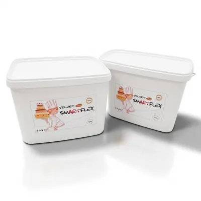 Potahovací dortová hmota SMARTFLEX bílá s mandlovou příchutí, balení 10 kg od značky 4-Mix