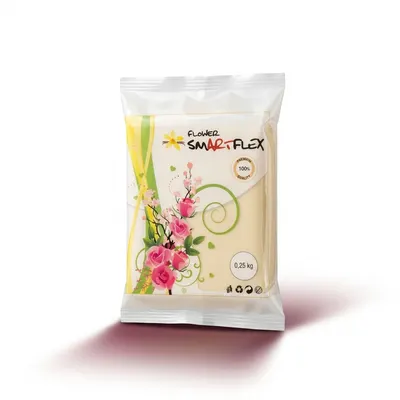 Cukrářská hmota Smartflex Flower od značky 4-Mix v příchuti vanilka na modelování cukrových květů na dort