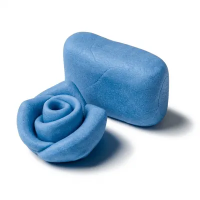Modrý barvený marcipán SweetArt s 30% obsahem mandlí na modelování a potahování dortů, balení 150 g