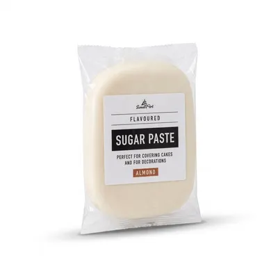 Bílý mandlový fondán SweetArt na potahování dortů v balení 250 g