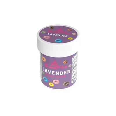 Gelová barva SweetArt v odstínu Lavender pro obarvení krémů, potahovacích hmot a makronkových těst