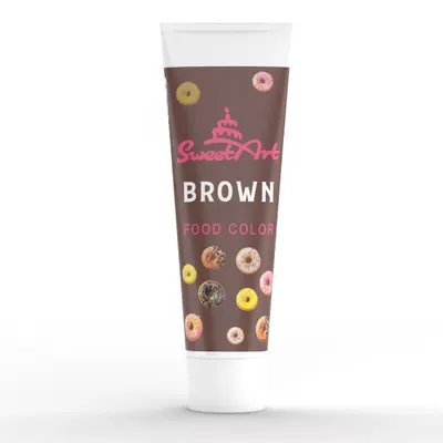 Gelová barva hnědá Brown 30 g