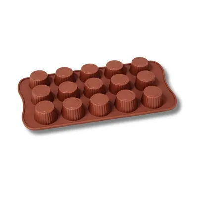 Silikonová forma na čokoládové pralinky o průměru 2,5 cm pro výrobu bonbonů z čokolády, karamelu nebo želatiny