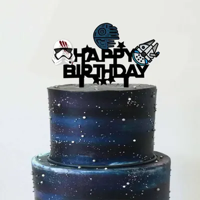Zápich do dortu s motivem Star Wars od značky Cakesicq na dekoraci narozeninových dortů