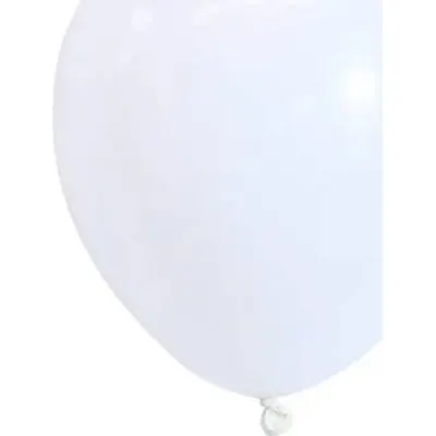 Latexové balónky bílé 30 cm, 50 ks