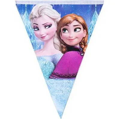 Párty vlaječky Frozen Anna a Elsa na dětskou oslavu