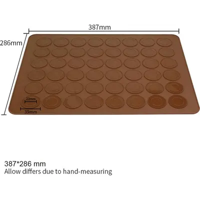 Silikonová forma na makronky od značky I love Cakes pro přípravu až 48 kusů drobných dezertů