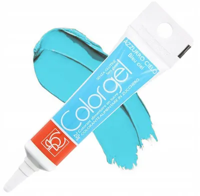 Gelová barva Azzurro Cielo nebeská modř 20 g