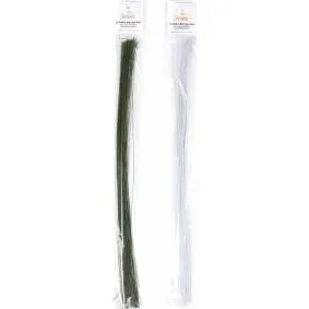 Aranžovací drát č. 18 bílý, délka 40 cm, 50 ks