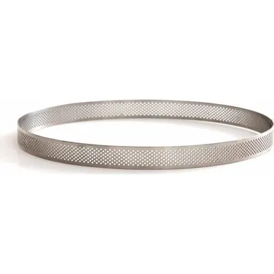 Nerezová perforovaná forma na tartaletky Decora Microforata o průměru 8 cm a výšce 3,5 cm