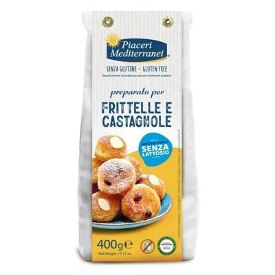 Bezlepková směs na přípravu italských koblížků frittelle a castagnole od značky Piaceri Mediterranei, balení 400 g