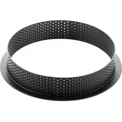 Mikro perforovaný ráfek na tartaletky Silikomart o průměru 16 cm a výšce 3,5 cm pro pečení koláčů a tart