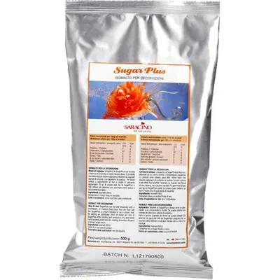 Isomalt pro výrobu cukrových dekorací, balení 0,5 kg, značka Saracino