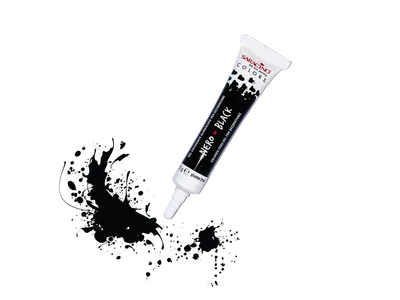 Gelová barva SARACINO v černém odstínu, 20 g, pro obarvení těsta, krémů a potahovacích hmot