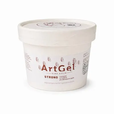 Želatina ArtGel Strong na pevné dekorace na dorty, 200 g, pro vytváření prostorových ozdob se skleněným efektem