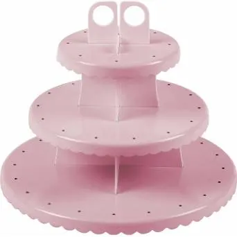 Třípatrový stojan Ibili na cake pops a cupcakes pro elegantní servírování sladkostí na oslavách