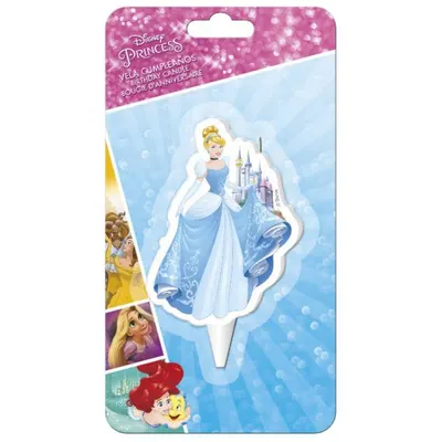 Dortová svíčka Popelka 2D, výška 7,5 cm
