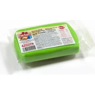 Potahovací hmota Kelmy v pistáciovém odstínu na dort, 250 g pro hladký a elastický povrch