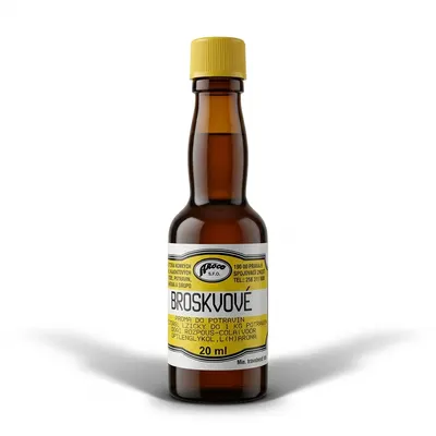 Potravinářské broskvové aroma Aroco v lahvičce 20 ml na přípravu dortů a cukrářských krémů