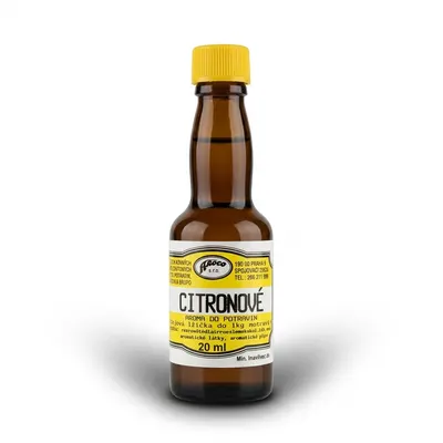 Aroco citronové aroma do potravin v lahvičce 20 ml pro pečení a výrobu dortů