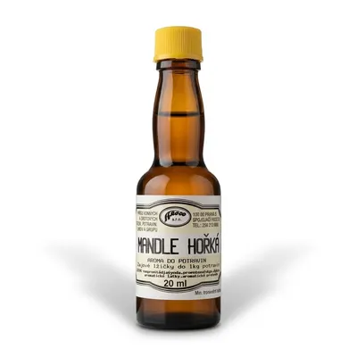 Aroco hořké mandlové aroma do potravin v lahvičce 20 ml na pečení a ochucování dortů a krémů