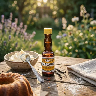 Vanilkové aroma Aroco v lahvičce 20 ml pro dochucení pečiva, krémů a dortů