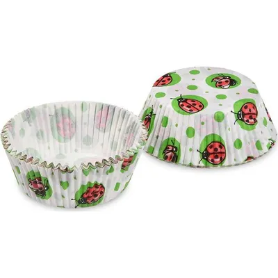 Cukrářské košíčky s motivem berušek od značky Wimex, 40 kusů, na muffiny a cupcakes