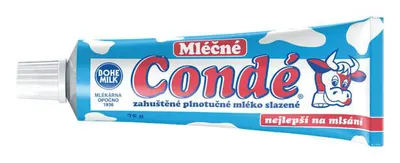 Zahuštěné slazené mléko BOHEMILK Condé v porcovaném balení po 75 g pro přípravu krémů, náplní a polev